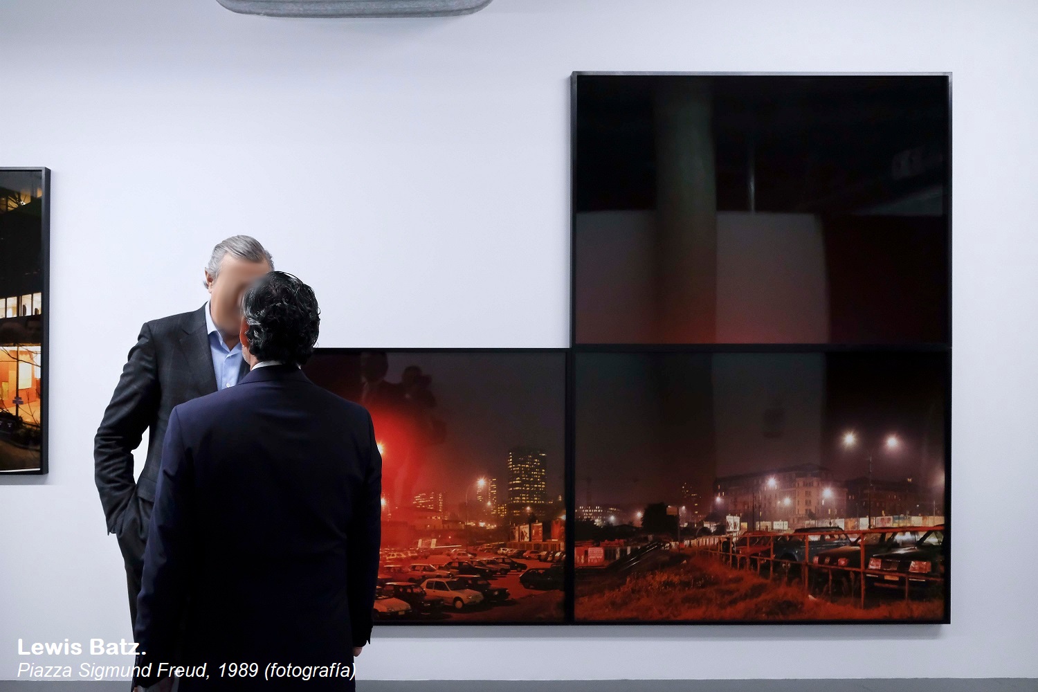 Anthony McCall Leaving with two minute silence